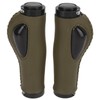 Artificial Leather Bicycle Grips Liquid Silicone Palm Pad Shock Absorption