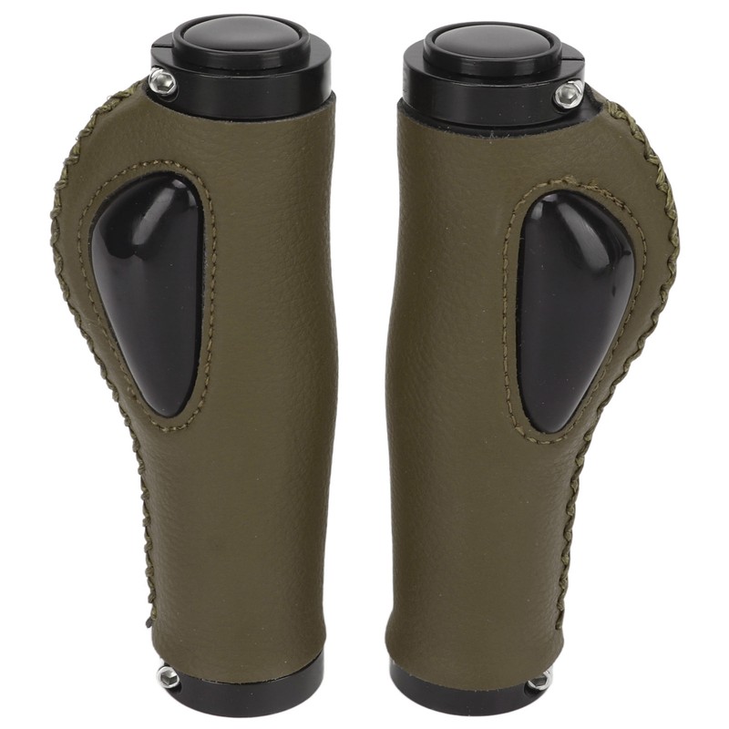 Artificial Leather Bicycle Grips Liquid Silicone Palm Pad Shock Absorption