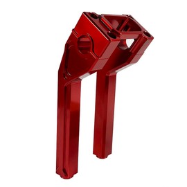 M Maintenanse 1.0" Pullback Handlebar Risers for Harley Street Bob Low Rider S ST 2018-2023 (Red, 6 Inches)