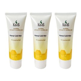 Carbis Honey Cold Wax Kit, 3 pieces, 100ml / 카비스 허니콜드 왁스 키트, 3개, 100ml