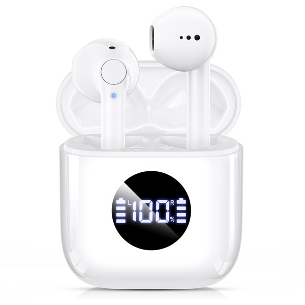 Bluetooth Earphones: Instant Connection, Wireless, Bluetooth 5.3 + EDR, Hi-Fi Sound Quality, ENC Noise Canceling, Low Latency, Bluetooth Long Time Music Playback, Type-C Charging, Multi-Functional