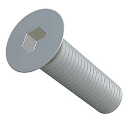 M10X50-10.9 Sechskantbuchse Inbusschraube, Senkkopf-Maschinenschraube, Flachkopfbefestigung 10mmVerzinkter Stahl Schrauben geeignet für Metall, Konstruktion, Installation, Heimwerken (10 Stück)