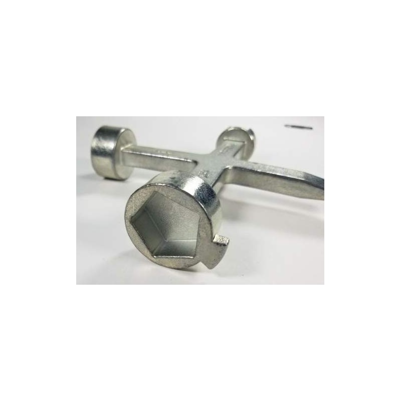 Trumbull HK-3 Meter Box Key/Curb Key/Wrench, Std, Large Pentagon Nuts