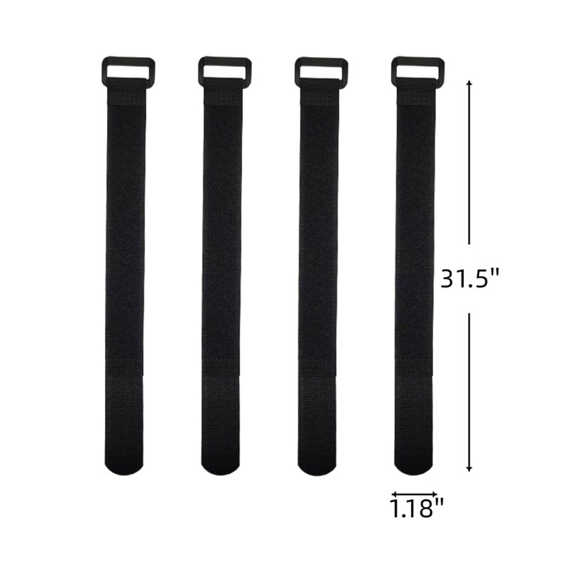 Bike Rack Straps, 4-Pack Adjustable Bike Wheel Stabilizer Strap with