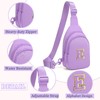 Small Initial Sling Bag for Women Crossbody Bags Fanny Pack