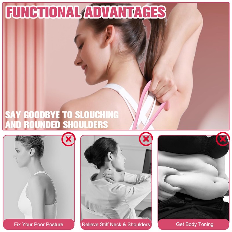 Victoriousact Resistance Bands, Figure 8 Exercise Bands for Women Men,