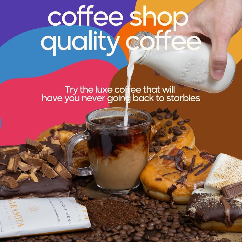 Ground Coffee | Gift Set Sampler Pack Variety Medium, Dark,