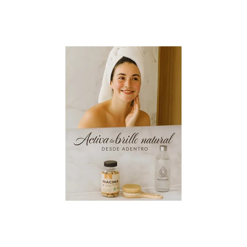 Niacina Vitamina B2 Zinc Selenio 120 Cápsulas Raíces Zen Super