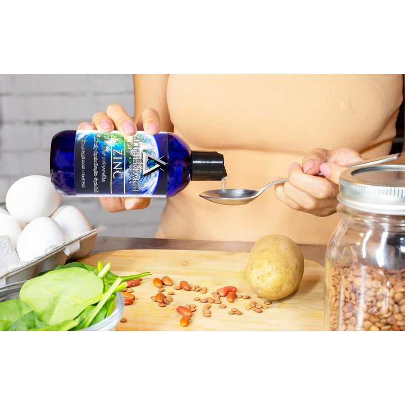 Mother Earth Minerals Ionic Liquid Zinc Supplement High Absorption Angstrom