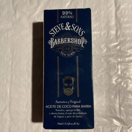 Steve & Sons Barbershop Beard Oil Coconut 2.5 oz.