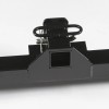 Trailer Hitch Receiver Rear Bumper Tow Kit 2" For 84-01