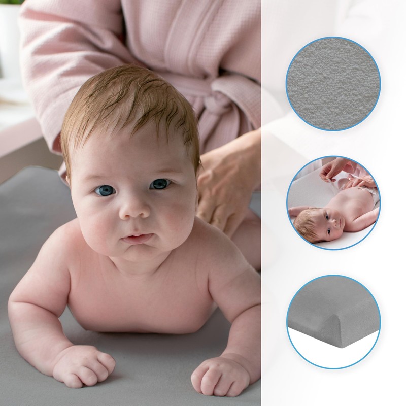 Changing Mat Terry Cover for 70 x 50 cm Nappy
