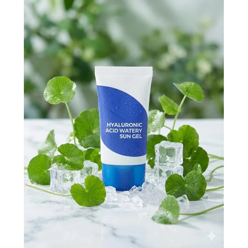 Protector Solar Facial Gel Acuoso Ácido Hialurónico Fps 50+