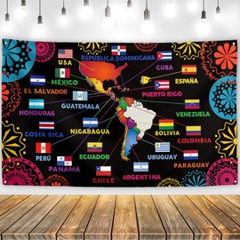 Hispanic Heritage Month Decorations Latin American Banner Spanish Classroom Decorations National Hispanic Heritage Month Decorations for Classroom Home
