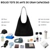 Bolso De Mujer, Bolsa De Hombro Piel De Ante,Bolso Bandolera