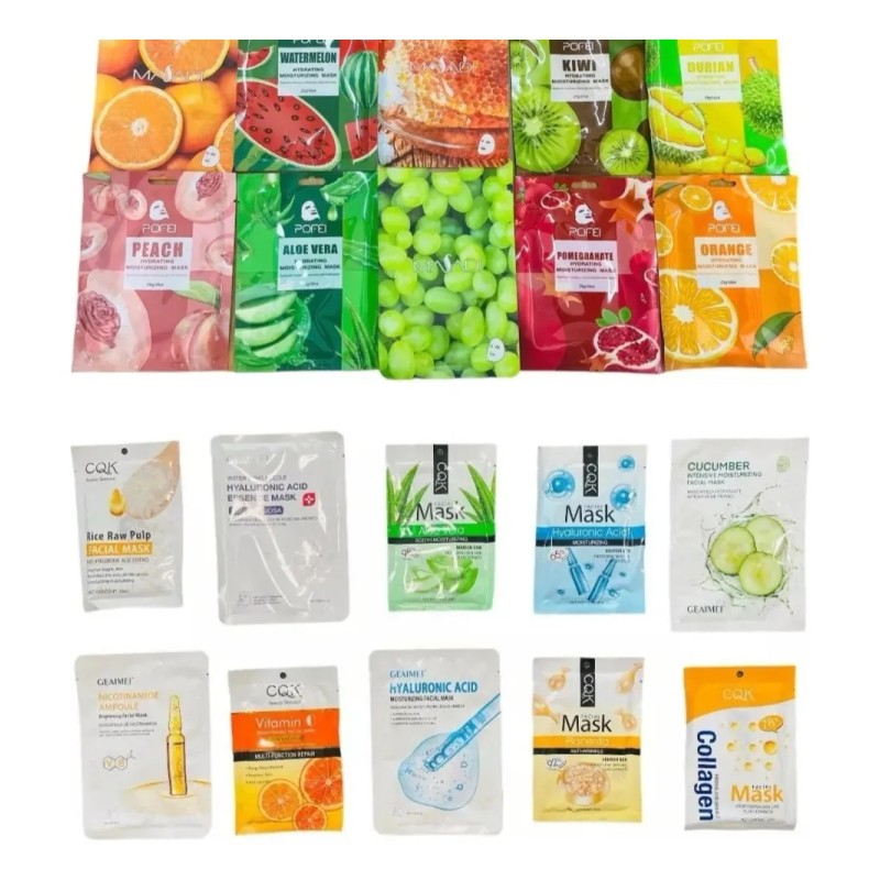 Mascarilla Coreana Lote 100 Piezas Mixta