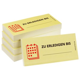 PRICARO Pack of 5 Sticky Notes 100 Sheets