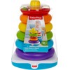 Fisher-Price Toddler Toy Giant Rock-A-Stack, 6 Stacking Rings with Roly-Poly