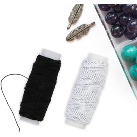 Premium Elastic Sewing Thread 2-Pack, 30m Each – Durable Stretchy Thread for Sewing, Crafts, DIY Projects, Shirring, and Garments – Elastic Thread for Sewing Machines