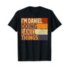 Retro I'm DANIEL Doing DANIEL Things Funny Birthday Joke T-Shirt