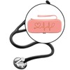kokiya Stethoscope Storage Organizer with Pocket for Professionals, Pink