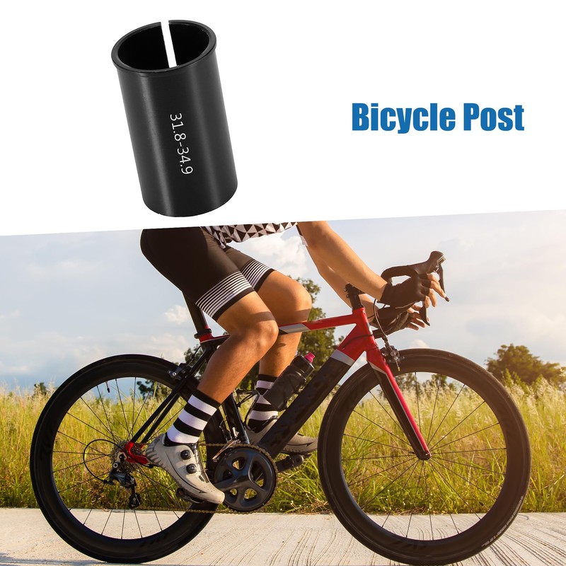 A ABSOPRO 31.8 to 34.9mm Bicycle Bike Seat Post Tube