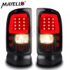 mayello Fit 1994-2001 Dodge Ram 1500 2500 3500 Black LED