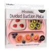 PrimaStella Silicone Divided Non-Slip Plate with Suction for Babies and