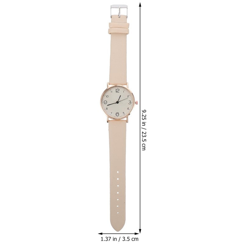 LEDMOMO Waterproof Jubia Analog Leather Strap Fashion Wrist Watch, white