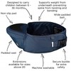 Hippychick Hipseat Baby Carrier, Lightweight Back-Saving Support Waist Stool, Adjustable