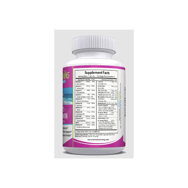 Multivitamin Supplement for Women, Essential Vitamins & Minerals - 60