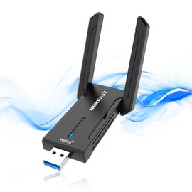 NEWFAST WiFi Stick 6E Powerful NF-U353 Tri-Band 6GHz/5GHz/2.4GHz USB 3.0 WiFi Adapter AX5400 WiFi Stick PC Compatible with Windows 11/10 WPA3 Built-in Driver