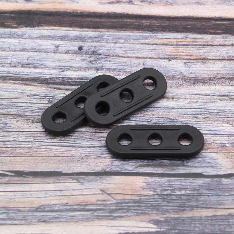 VGOL 30PCS 3 Holes Rope Tensioner Cord Adjuster Plastic Tent