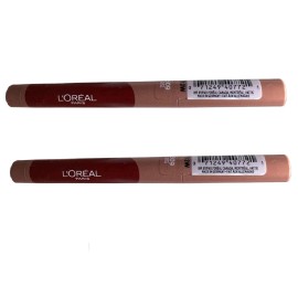 L'Oreal Paris Pack of 2 L'Oreal Paris Infallible Matte Lip Crayon, Flirty Toffee # 509