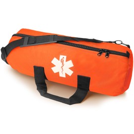 EMS XTRM Oxygen Tank Bag - Portable Oxygen Bag for Travel & Home Use, Oxygen Cylinder Shoulder Bag, Lightweight & Water-Resistant, Ideal for Healthcare Providers & Elderly Care (Orange)