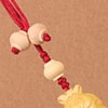 Car Pendant Decorative Hand Carved Lotus Rearview Mirror Hanging Ornament