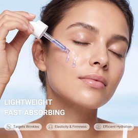 Copper Peptides - Suero para cara con liposomal 2% GHK-Cu, PDRN, multipéptido y ácido hialurónico, suero coreano avanzado antienvejecimiento para líne