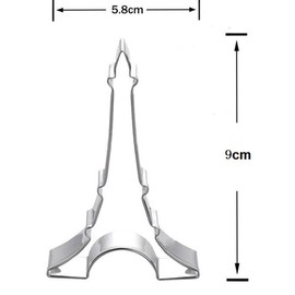 WJSYSHOP Eiffel Tower Shape Cookie Cutter