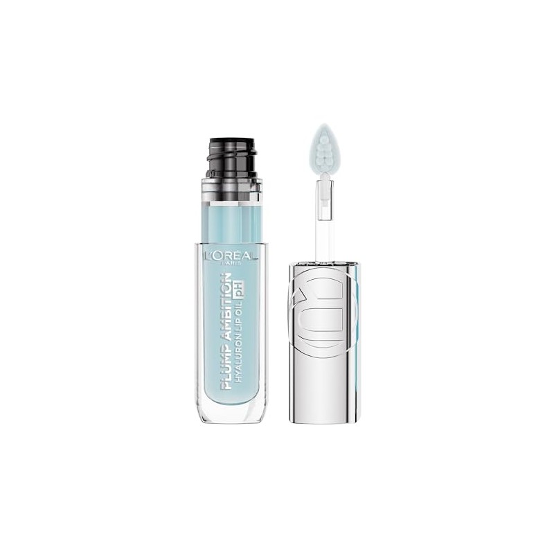 L'Oréal Paris Plump Ambition pH Lip Oil, Tono 010 Cristal