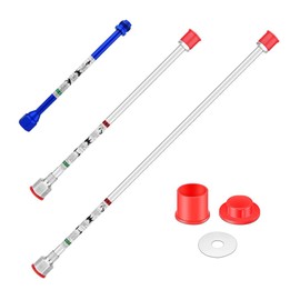Spray freely 3-Piece Set of Extension Poles,Airless Spray Gun Tip Extensions,Airless Paint Sprayer Gun Tip Extension Pole,for Airless Paint Gun Wand (12in+20in+30in)