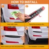 HARFINGTON 8pcs Car Bumper Guard Strip Anti-Collision Anti-Scratch Bumper Protector