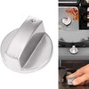 6Pcs Gas Stove Control Knobs, 6mm Cooker Control Switch Knobs,