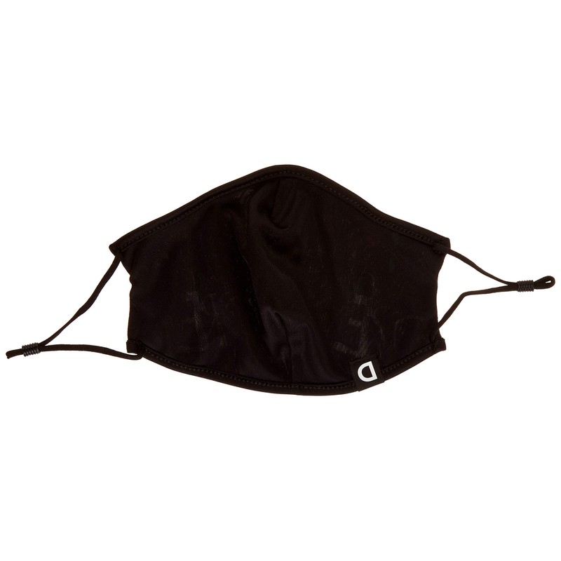 Desigual Unisex adult mask lettering. - Black