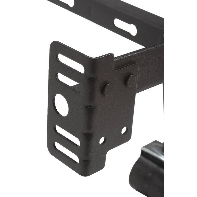 Pilaster Designs Traditional Adjustable Nico Metal Bed Frame with Center