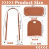 FREEBLOSS 2 Set PU Leather Bag Making Kits Includes PU