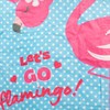 Harry Bear Girls Towel Poncho Flamingo Blue One Size