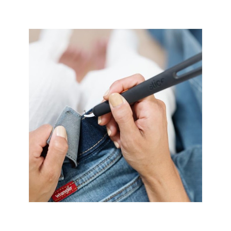 Safety Seam Ripper With Manual Retraction, Safety Blade, 10596 Ambidextrous