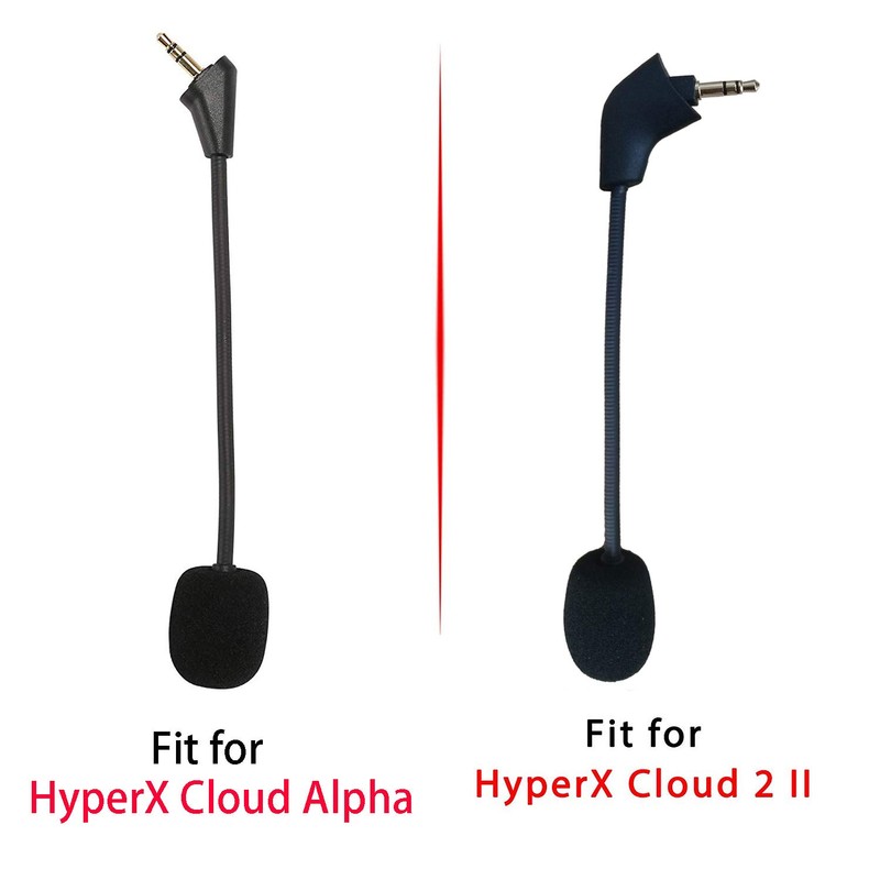 Replacement Microphone for HyperX Cloud Alpha Gaming Headset 3.5mm Detachable