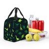 JIMOWANG Dinosaurs Portable Lunch Bag Compact Tote Bag Reusable Lunch