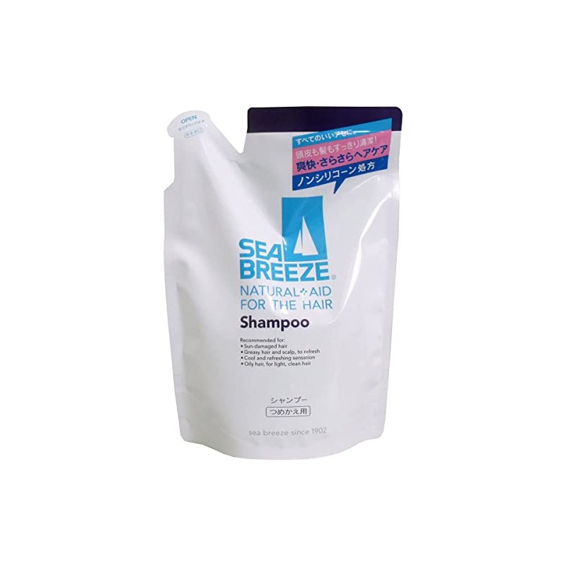 Sea Breeze Shampoo Refill, 13.5 fl oz (400 ml) x